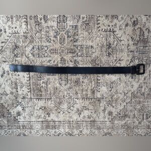 Classic Women’s Black Leather Belt